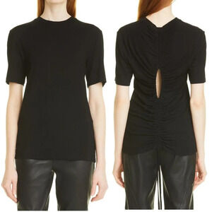 New Birgitte Herskind Gaga Open Back Top in Black size XS